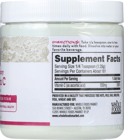 Polvo de vitamina c alta potencia 365 Everyday Value 8 oz