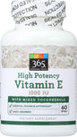 365 Everyday Value Vitamina E 1000 IU cápsulas