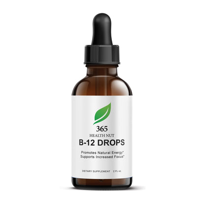365 Health Nut gotas de B-12 para energía y sistema nervioso