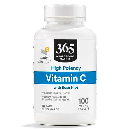 365 Whole Foods vitamina c alta potencia 100 tabletas