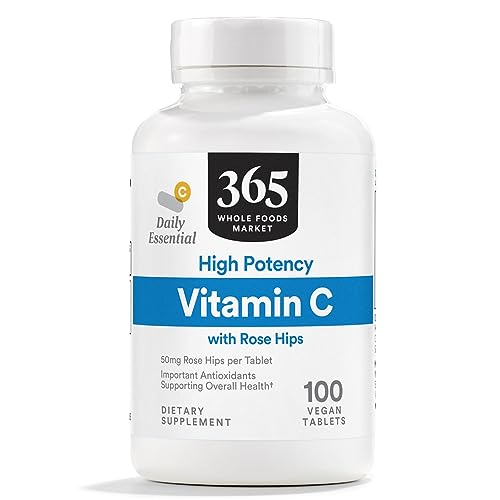 365 Whole Foods vitamina c alta potencia 100 tabletas