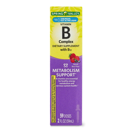 4 Top Care suplemento complejo vitaminas b con b12 sabor baya botella
