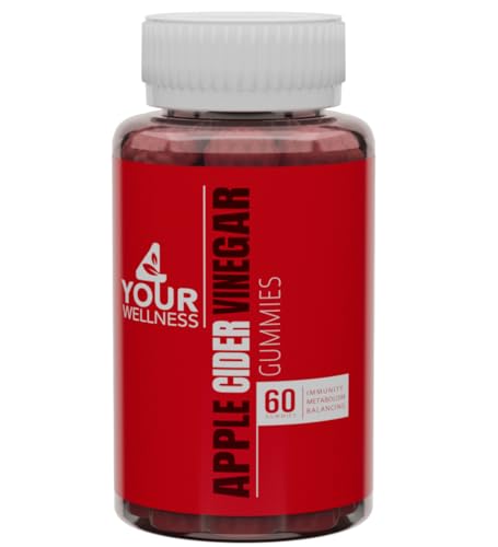 4 Your Wellness gomitas vinagre manzana frasco