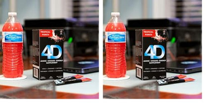 Paquete de 4D Clean Energy Amino Vitamina suplemento energético con 25 unidades