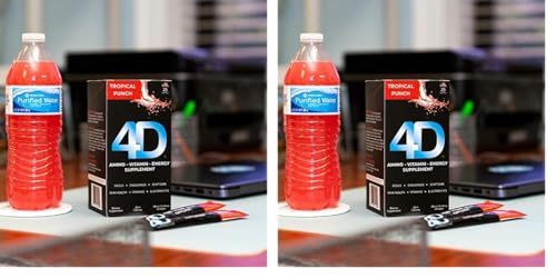 Paquete de 4D Clean Energy Amino Vitamina suplemento energético con 25 unidades