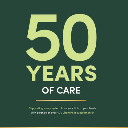 50 años de cuidado y salud por Nature's Bounty