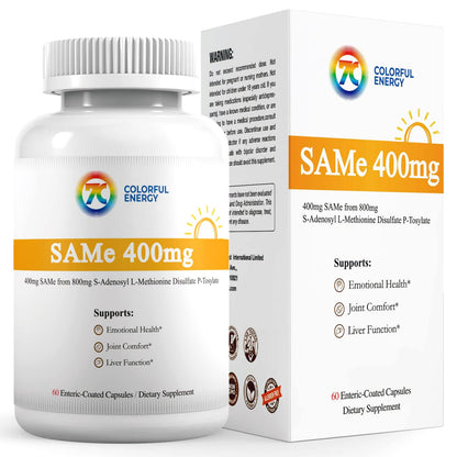 7c Sam e 400mg suplemento cápsulas envase frontal