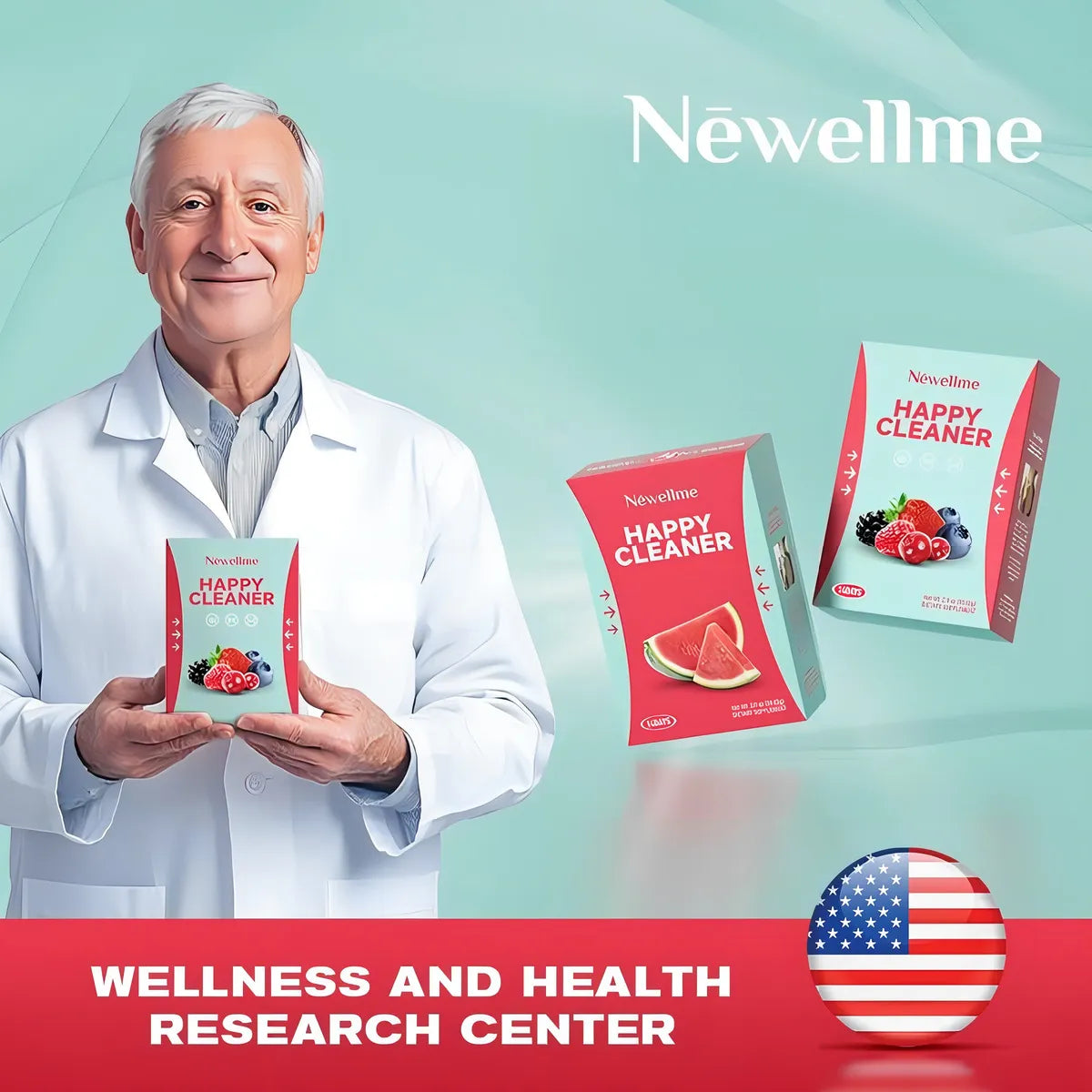 Newellme - Polvo Probiótico Sandía Y Frutos Rojos (Berries)