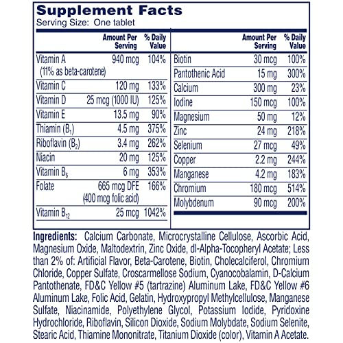 One A Day con vitaminas para el cerebro