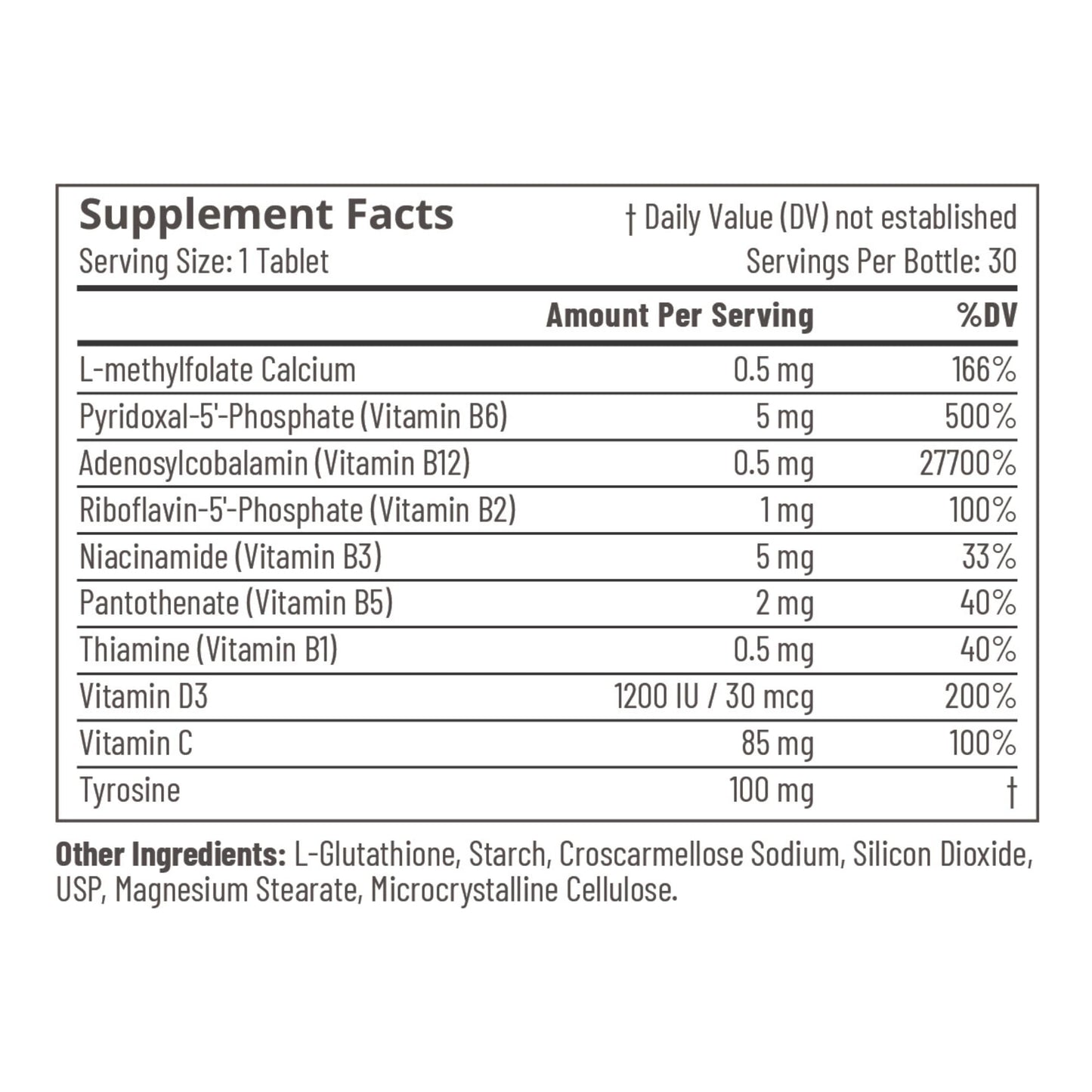 Accentrate complejo vitamina b para producción dopamina y enfoque