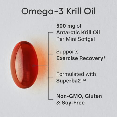 Aceite krill omega-3 biotina colina suplemento deportivo