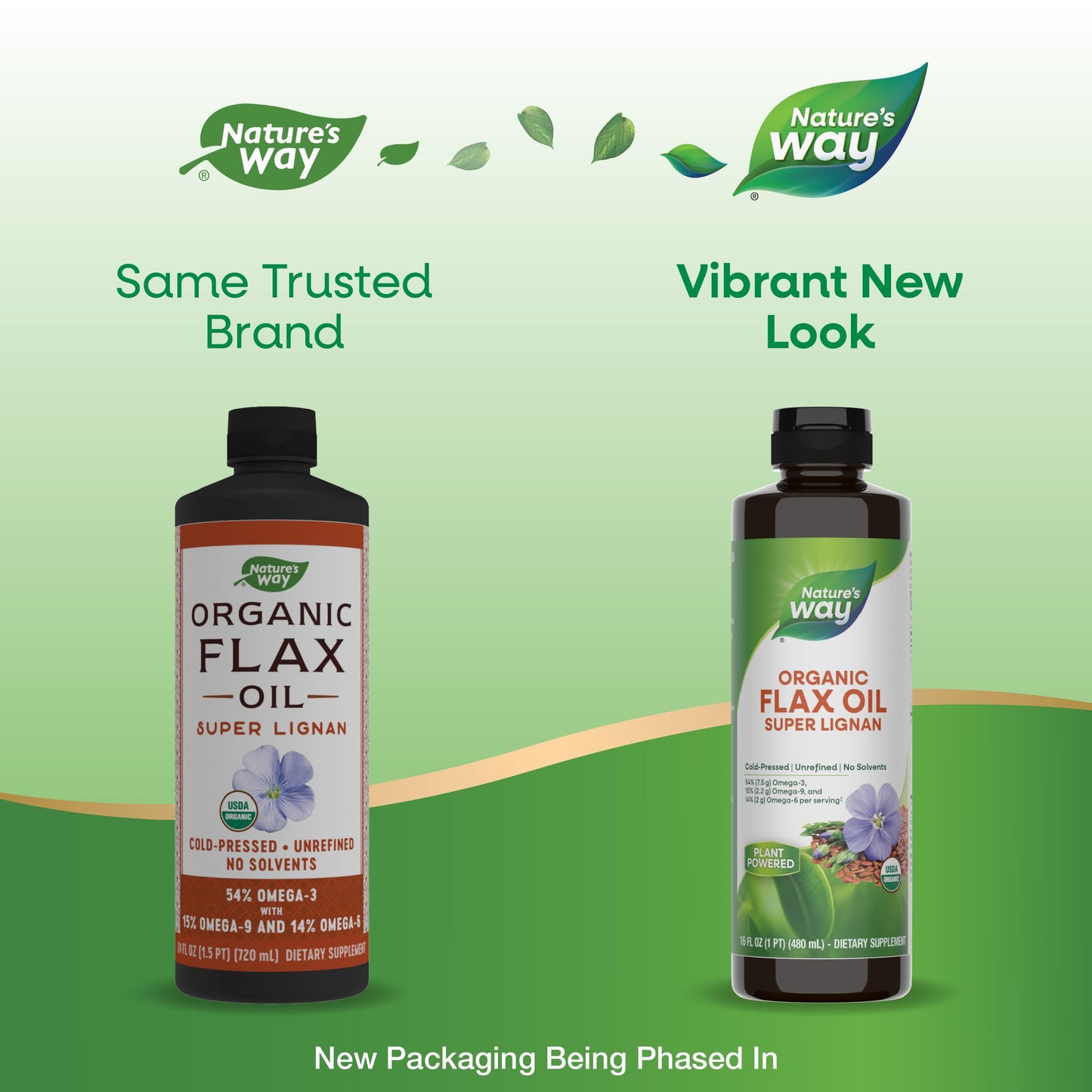 Aceite de lino vegano y libre de gluten.