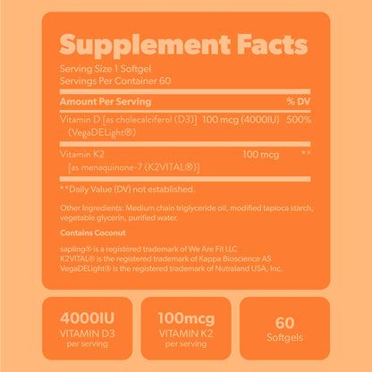 Aceite MCT en cápsulas vegetales para vitamina D3 y K2