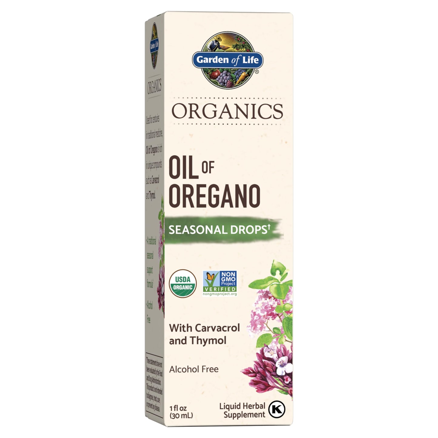 Aceite de orégano Garden of Life certificado orgánico