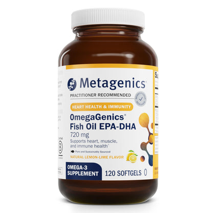 Aceite de pescado EPA-DHA 720 softgels Metagenics calidad superior
