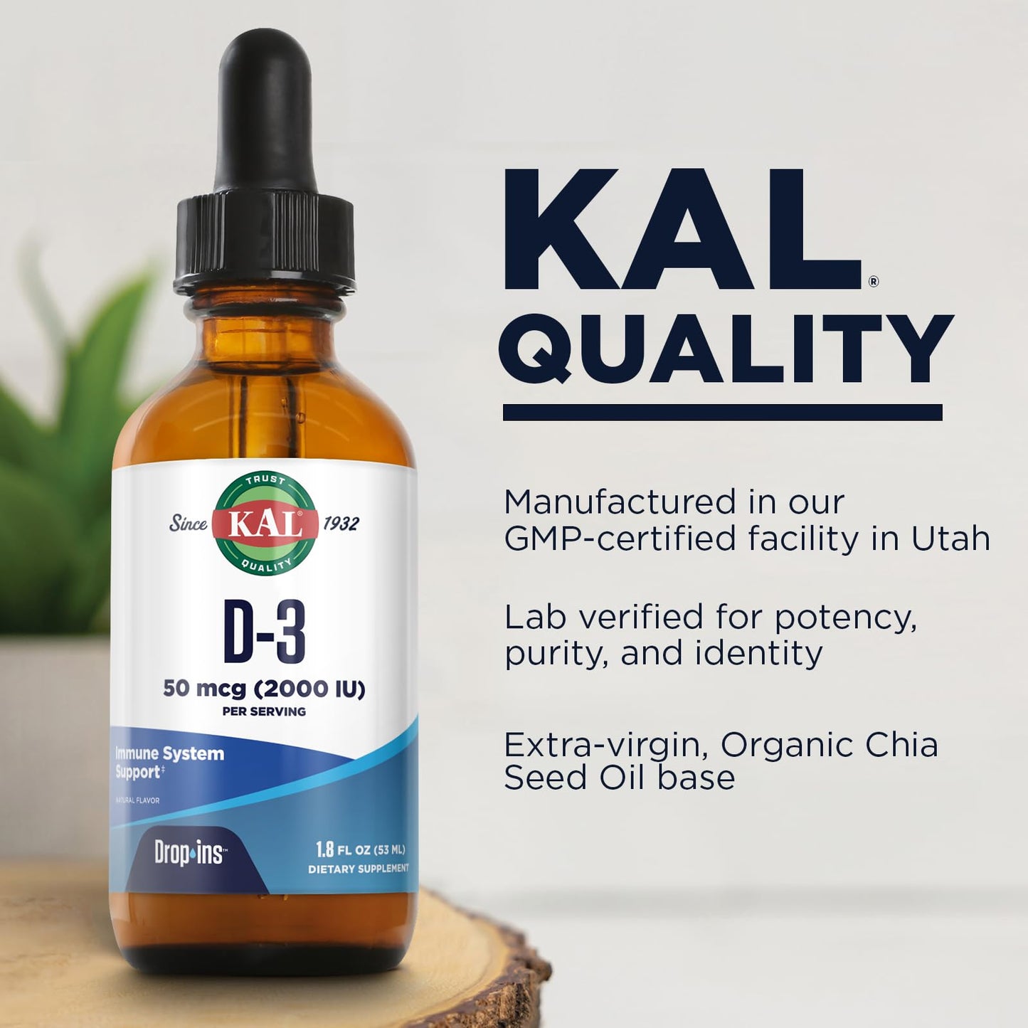 Aceite semilla chía orgánico vitamina D3 KAL