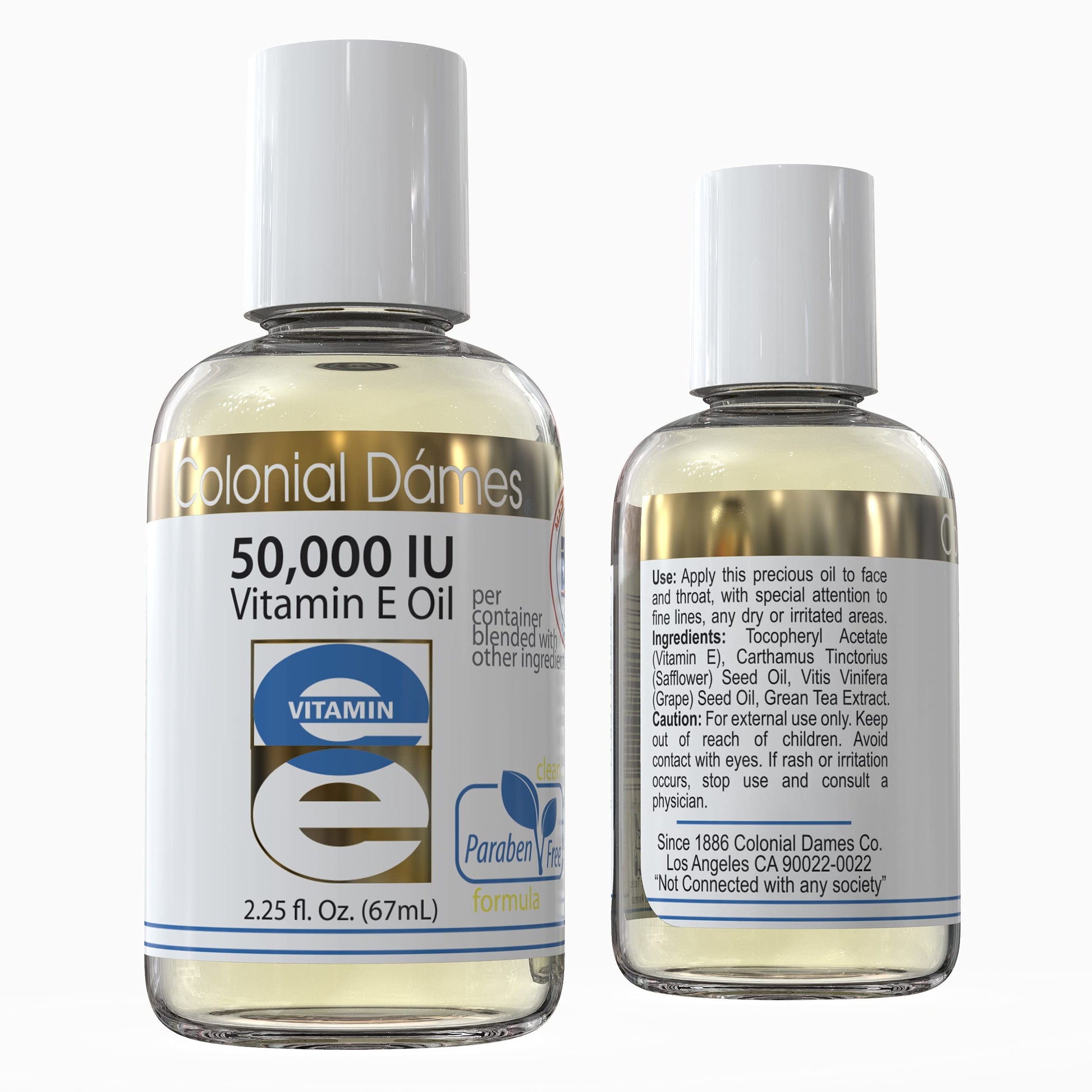 Aceite vitamina e anticicatrices y antioxidante Colonial Dames para piel
