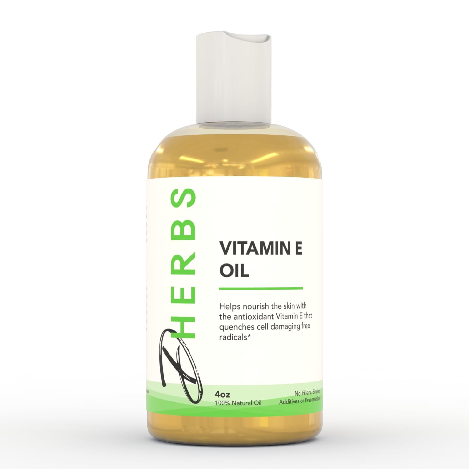 Frasco de aceite de vitamina e natural Dherbs 4 onzas