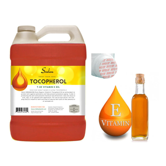 Aceite vitamina e puro natural sin soya SULU ORGANICS 7 lbs