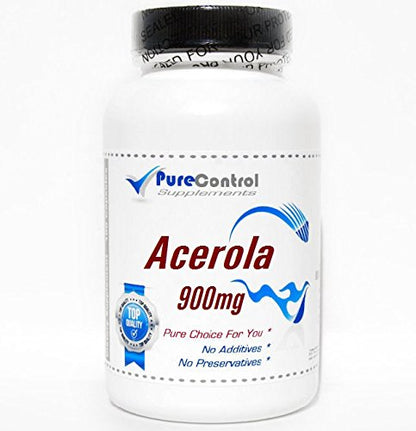 Acerola 900mg PureControl 90 cápsulas suplemento natural vitamina c