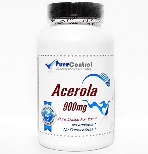 Acerola 900mg PureControl 90 cápsulas suplemento natural vitamina c