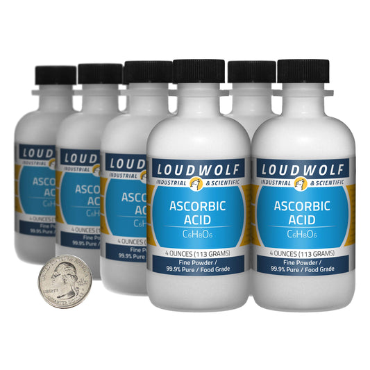Ácido ascórbico Loudwolf 2 lb en botellas plástico