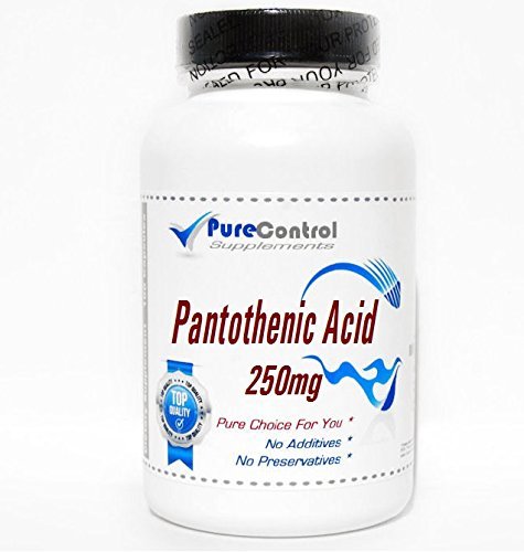 Ácido pantoténico 250 mg 200 cápsulas PureControl Supplements