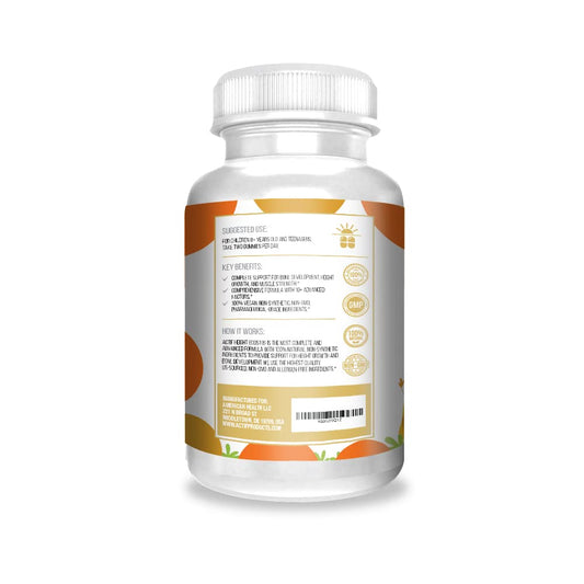 Actif Height Boost suplemento para adolescentes formato gomitas