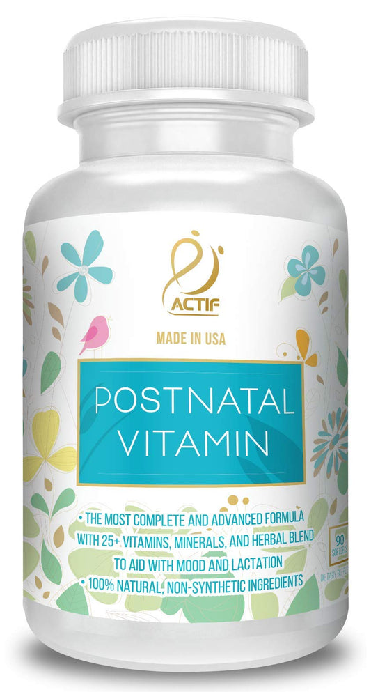 ACTIF vitamina postnatal 25 vitaminas orgánicas