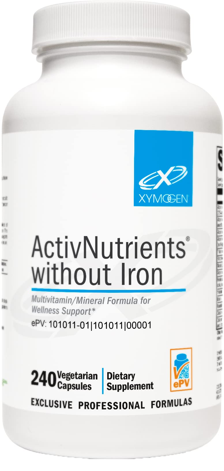 suplemento activnutrients sin hierro