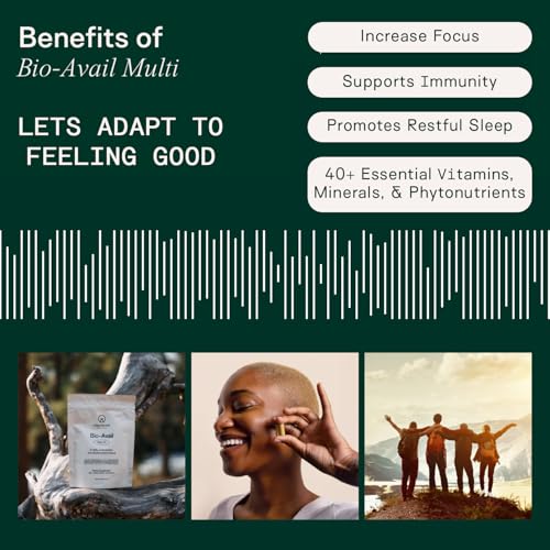 Frasco de Adapt Naturals Bio-Avail Myco Complejo de 8 hongos orgánicos