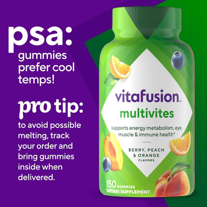 Advertencia sobre almacenamiento de vitafusion