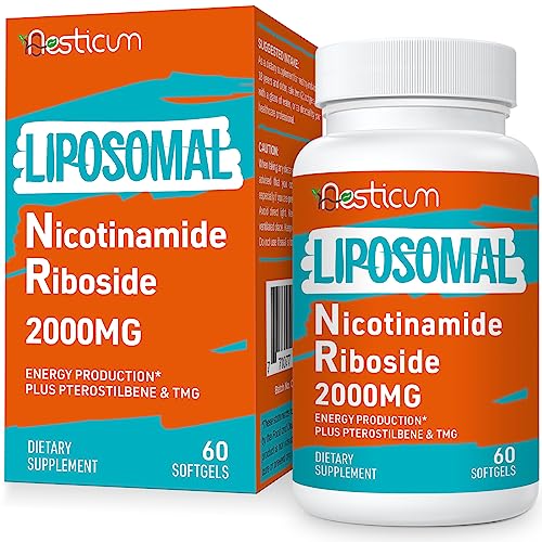 Botella Aesticum nicotinamida ribósido 2000mg 60 softgels