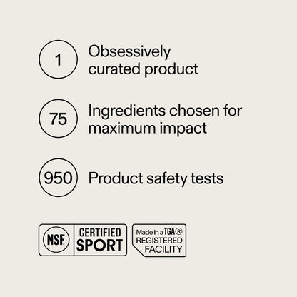 AG1 ingredientes y pruebas de calidad