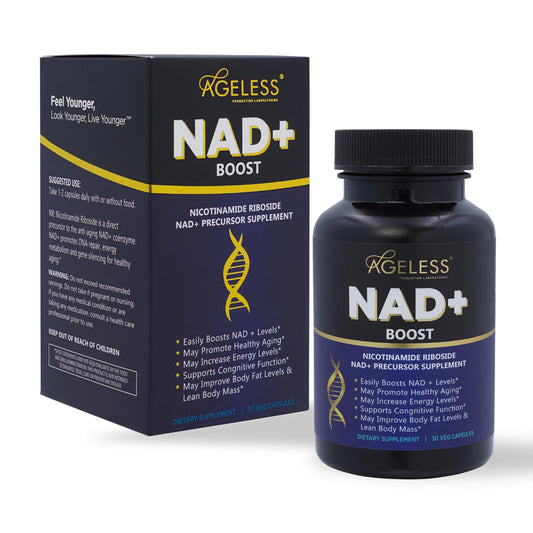 Suplemento Ageless NMN 300mg caja frente