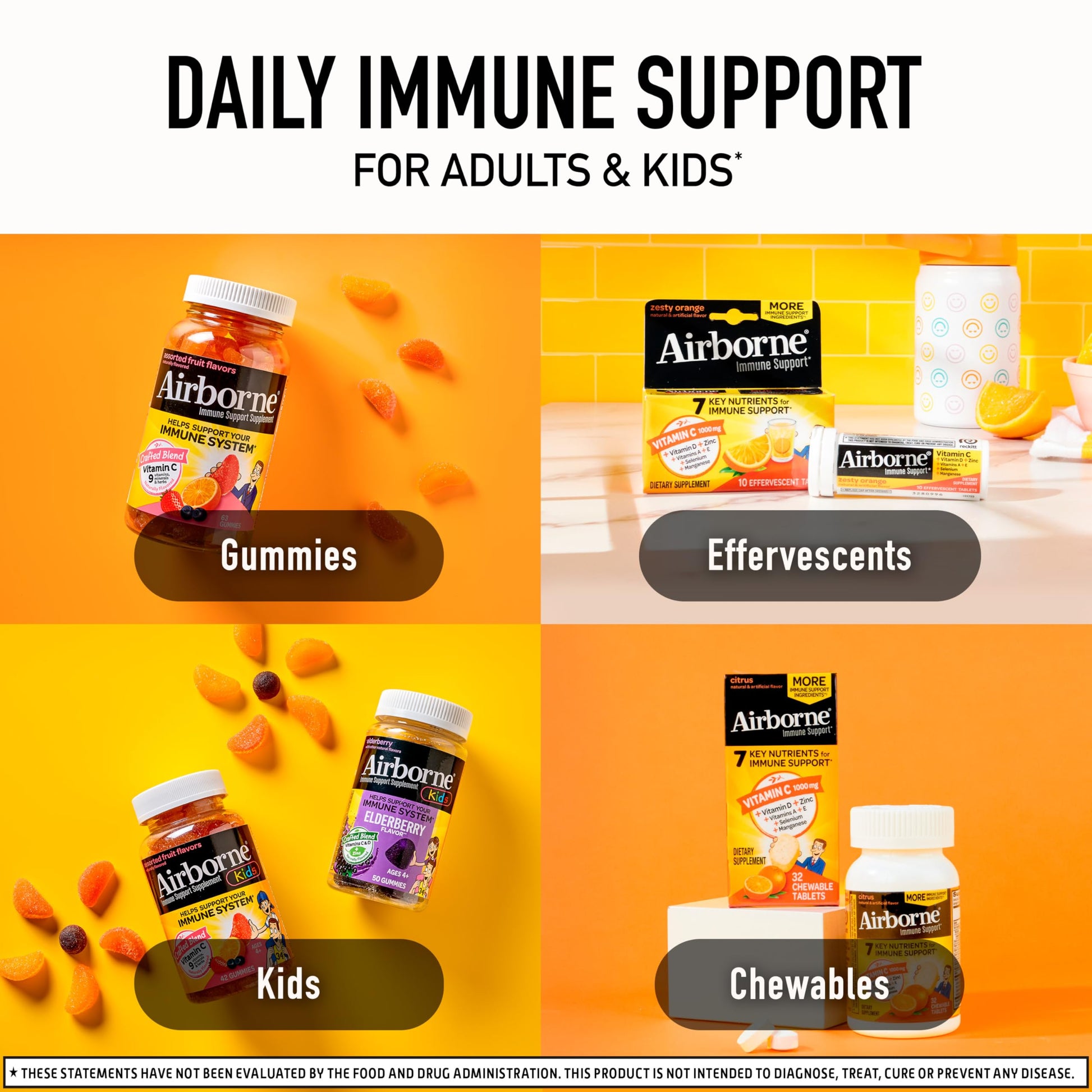 Airborne fórmula completa vitaminas antioxidantes zinc y selenio