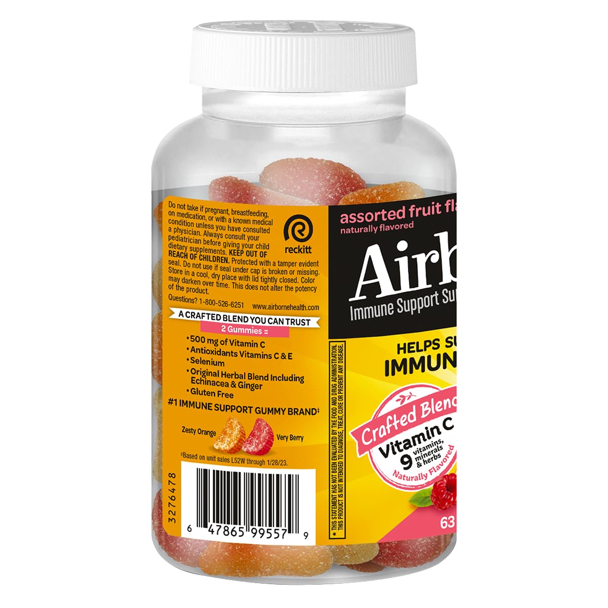 Airborne gomitas apoyo sistema inmune niños