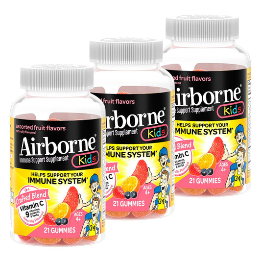 Airborne gomitas para niños con vitamina C y antioxidantes