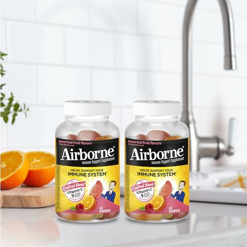 Airborne gomitas sin gluten vitaminas para apoyo inmunológico