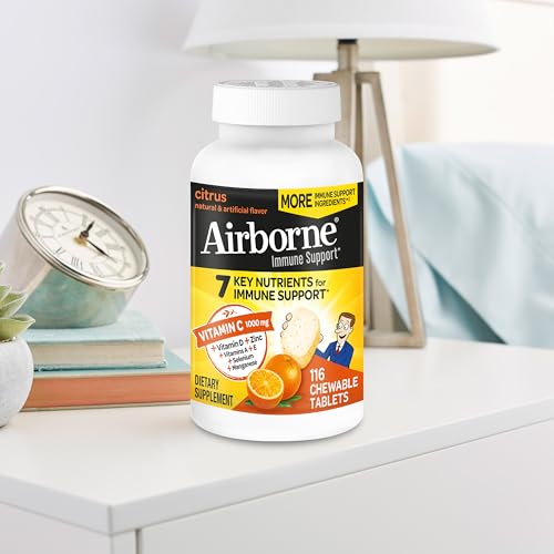 Airborne soporte inmunológico vitaminas y minerales masticables