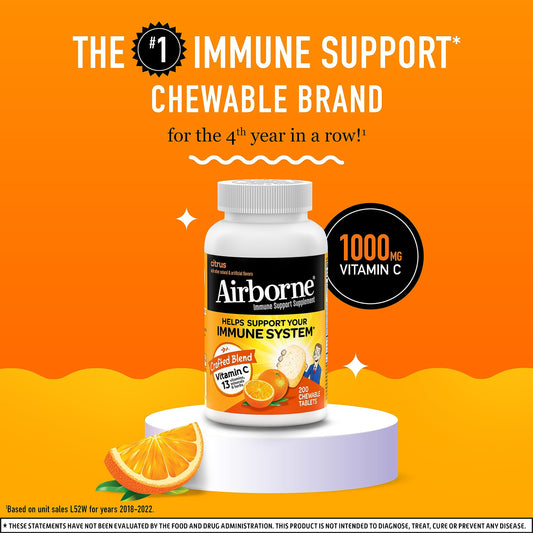 Airborne suplemento vitamínico antioxidante 200 tabletas