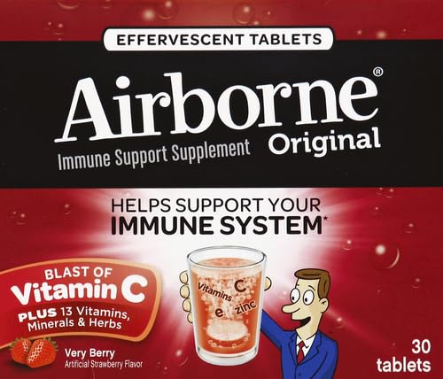 Airborne tableta efervescente sabor berry