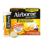 Airborne tabletas efervescentes vitamina C 1000mg con zinc sabor naranja