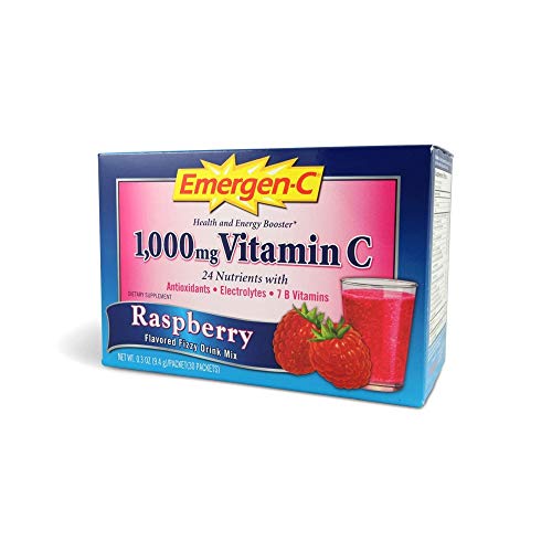 Alacer Emergen-C vitamina c sobres sabor frambuesa pack 30