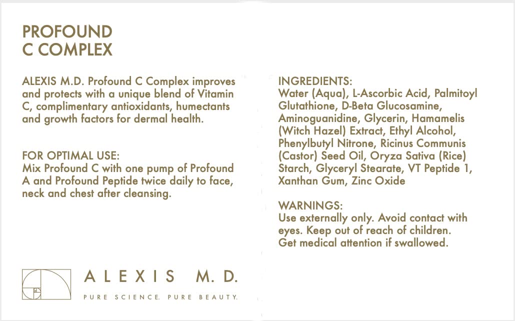 ALEXIS M.D. Profound C Complex para piel nutrida