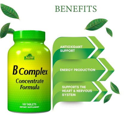 Alfa Vitamins vitaminas B para corazón y nervios saludables