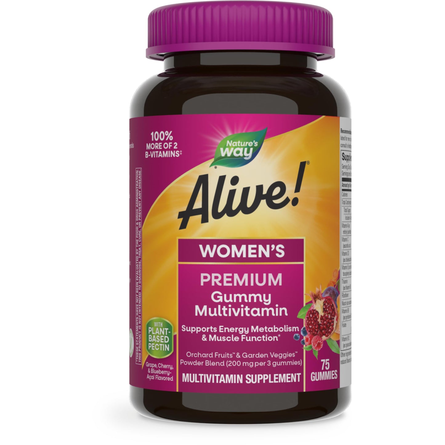 Nature's Way Alive! Gummy para Mujeres - Botella de 75 gomitas