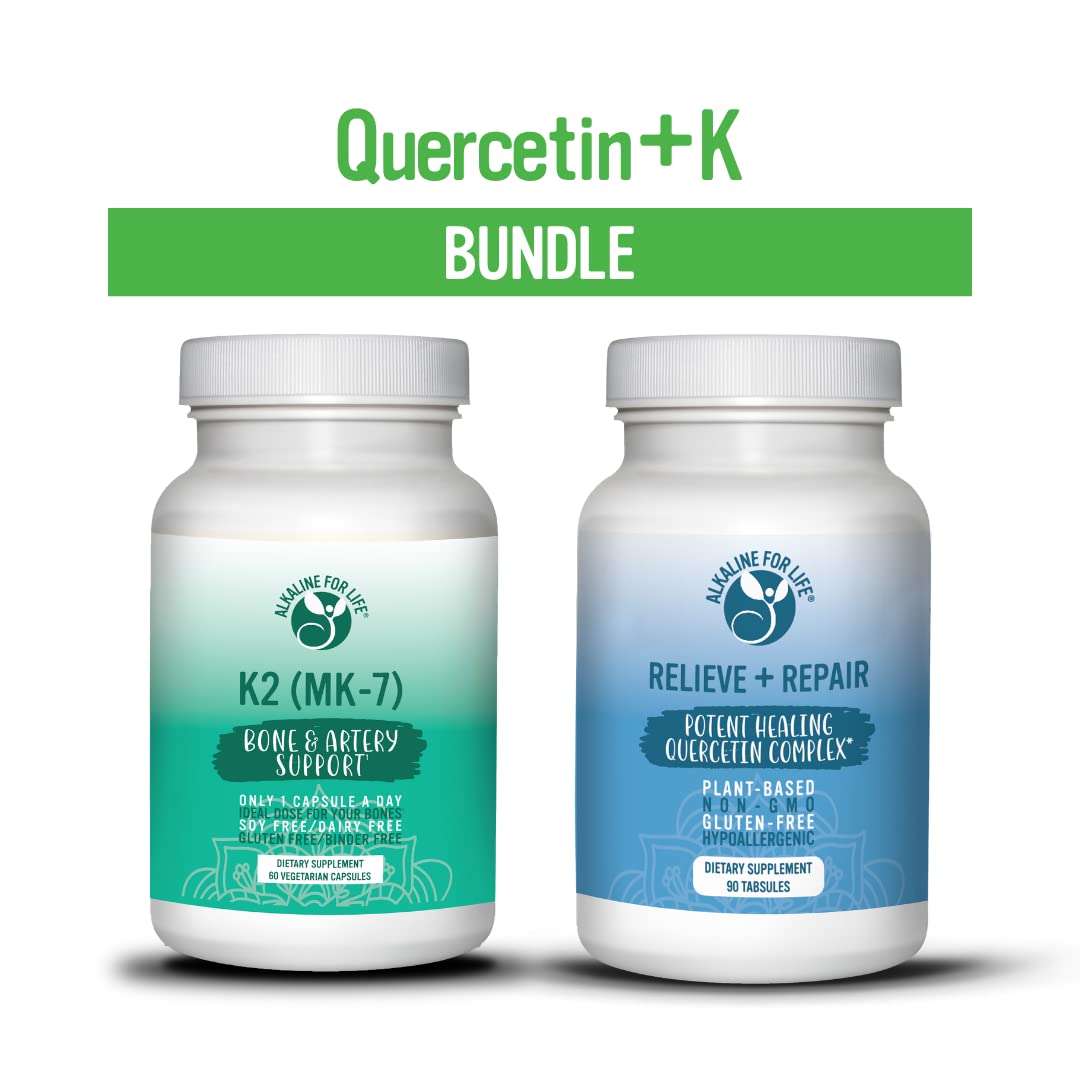 Alkaline for Life paquete suplemento quercetina y vitamina K