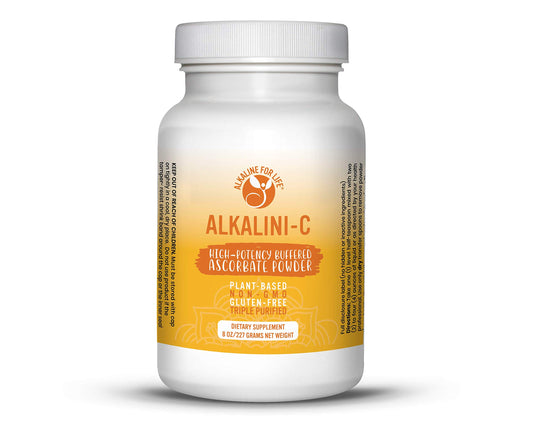 Alkalini-C polvo vitamina C natural en paquete 8 oz
