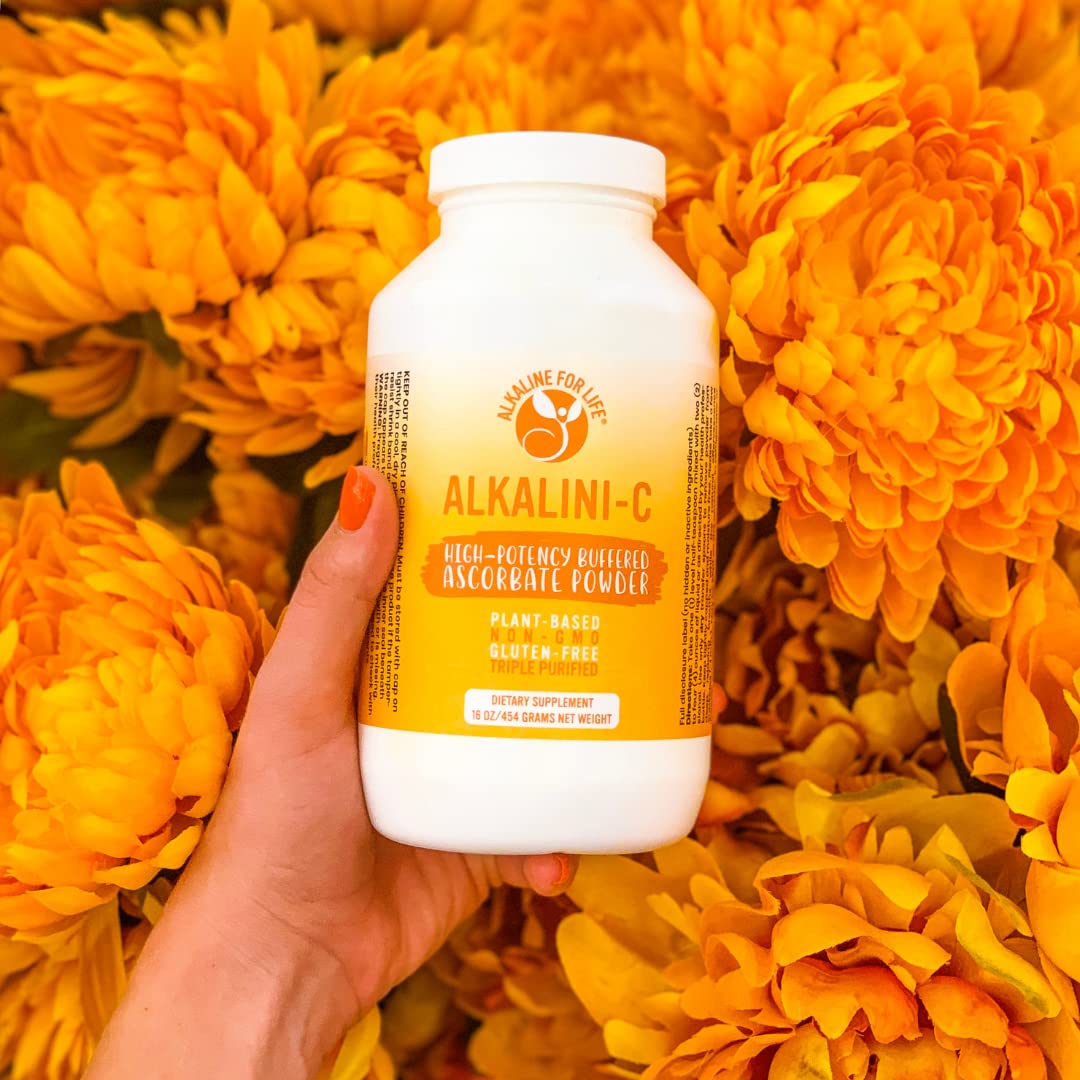 Alkalini-C vitamina C pura triple cristalización en polvo